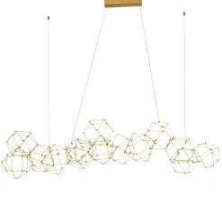 Lampadari Moderni-Selezionato da Mazzolaluce Lampadario costellazione per soggiorno moderno oro led 67w 3000k