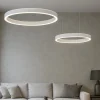 Lampadari Moderni-Gea Luce Lampadario criseide bianco led 60w 3000k moderno