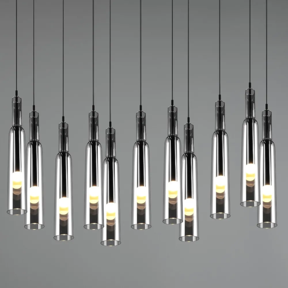 Lampadari Cucina-Selezionato da Mazzolaluce Lampadario cucina con pendenti led da 2300k a 4000k moderno