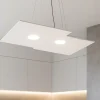 Lampadari Cucina-Top Light Lampadario cucina moderna bianco led plate