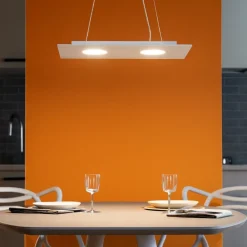 Lampadari Cucina-Top Light Lampadario cucina moderna bianco