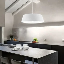 Lampadari Cucina-Gea Luce Lampadario cucina moderna bianco blanca