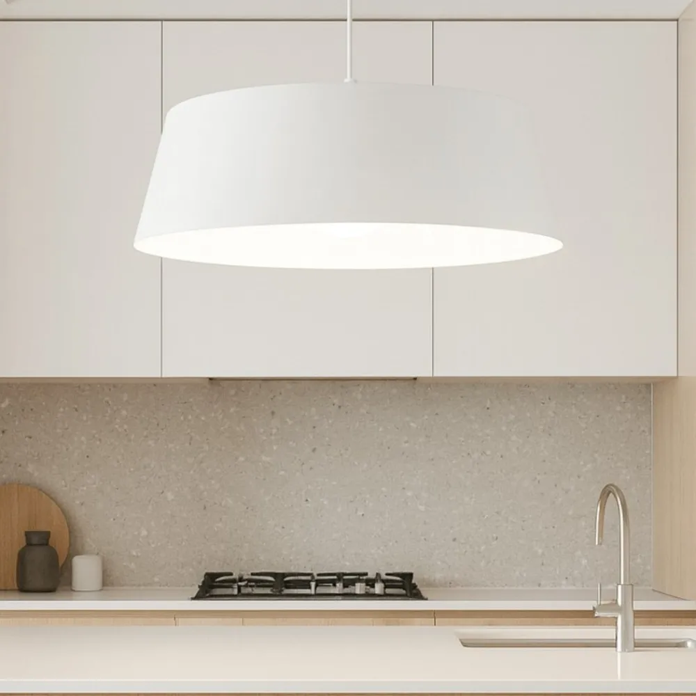 Lampadari Cucina-Gea Luce Lampadario cucina moderna bianco blanca