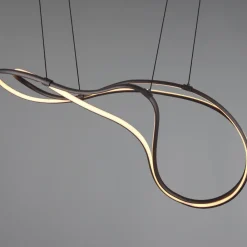 Lampadari Cucina-Selezionato da Mazzolaluce Lampadario cucina moderna led 57w da 2300k a 4000k nero