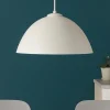 Lampadari Cucina-Selezionato da Mazzolaluce Lampadario cupola beige 34cm per cucina moderna