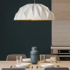 Lampadari Cucina-Perenz Illuminazione Lampadario cupola bianco oro per cucina moderna perenz