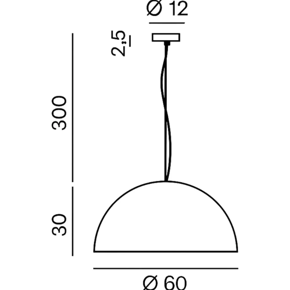 Lampadari Cucina-Perenz Illuminazione Lampadario cupola 60cm marrone oro per cucina steel perenz