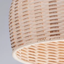 Lampadari Cucina-Selezionato da Mazzolaluce Lampadario cupola di rattan naturale per cucina