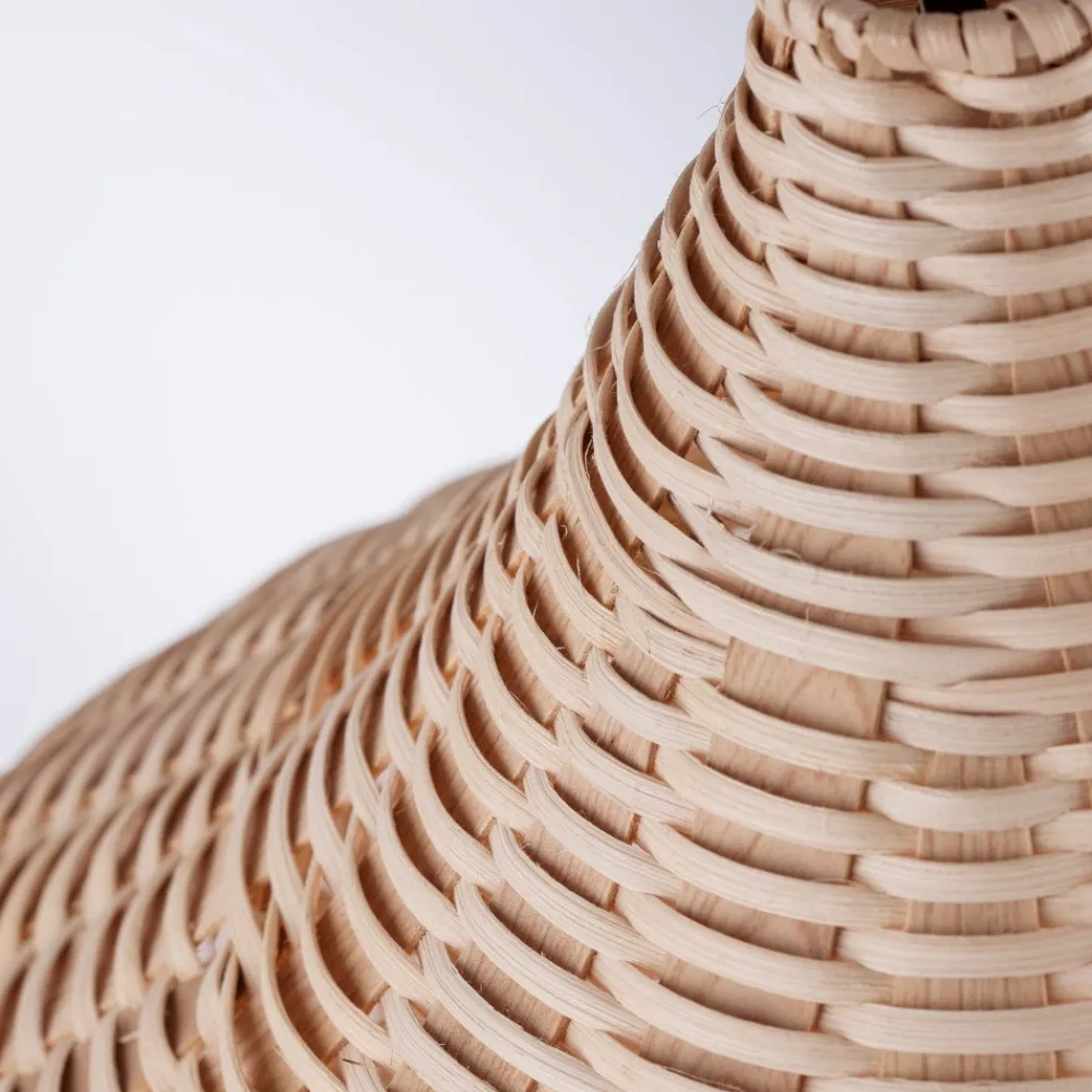Lampadari Cucina-Selezionato da Mazzolaluce Lampadario cupola di rattan naturale per cucina