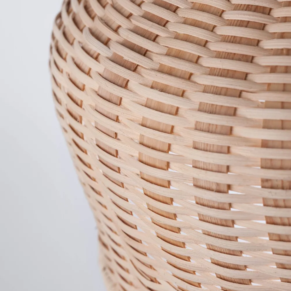 Lampadari Cucina-Selezionato da Mazzolaluce Lampadario cupola di rattan naturale per cucina