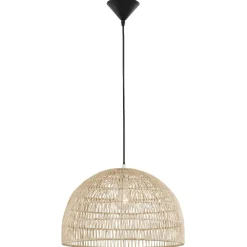 Lampadari Cucina-Selezionato da Mazzolaluce Lampadario cupola di rattan naturale 40 cm per cucina