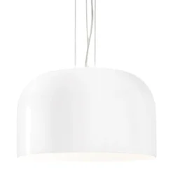 Lampadari Cucina-Perenz Illuminazione Lampadario cupola di vetro bianco 40cm per cucina moderna perenz