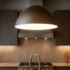 Lampadari Cucina-Selezionato da Mazzolaluce Lampadario cupola marrone 50cm per cucina