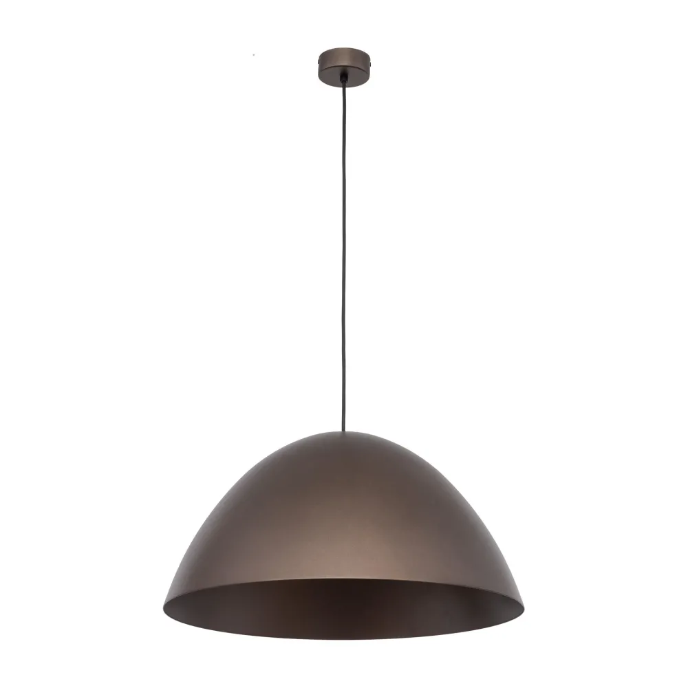 Lampadari Cucina-Selezionato da Mazzolaluce Lampadario cupola marrone 50cm per cucina