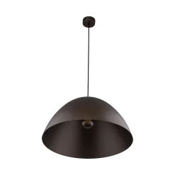 Lampadari Cucina-Selezionato da Mazzolaluce Lampadario cupola marrone 50cm per cucina