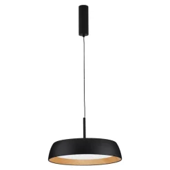 Lampadari Cucina-Selezionato da Mazzolaluce Lampadario cupola nero effetto legno per cucina moderna