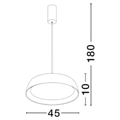 Lampadari Cucina-Selezionato da Mazzolaluce Lampadario cupola nero effetto legno per cucina moderna