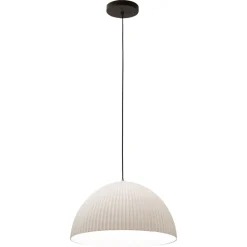 Lampadari Cucina-Fabas Luce Lampadario cupola plastica biologica bianca per cucina carola