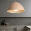 Lampadari Cucina-Selezionato da Mazzolaluce Lampadario cupola sabbia in metallo 34 cm per cucina moderna
