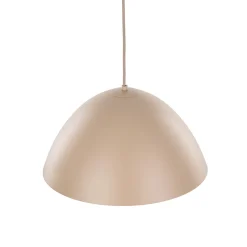 Lampadari Cucina-Selezionato da Mazzolaluce Lampadario cupola sabbia in metallo 34 cm per cucina moderna