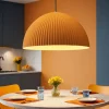 Lampadari Cucina-Fabas Luce Lampadario cupola senape di plastica vegetale carola