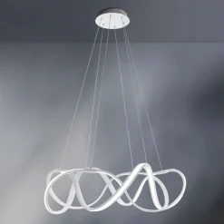 Lampadari Moderni-Vivida International Lampadario curls vivida design moderno per soggiorno led 60w 3000k dimmerabile
