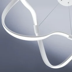 Lampadari Moderni-Vivida International Lampadario curls vivida design moderno per soggiorno led 60w 3000k dimmerabile