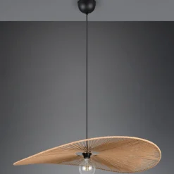 Lampadari Cucina-Selezionato da Mazzolaluce Lampadario da cucina a cerchio ondulato marrone per tavolo