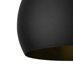 Lampadari Cucina-Selezionato da Mazzolaluce Lampadario da cucina a cupola nero