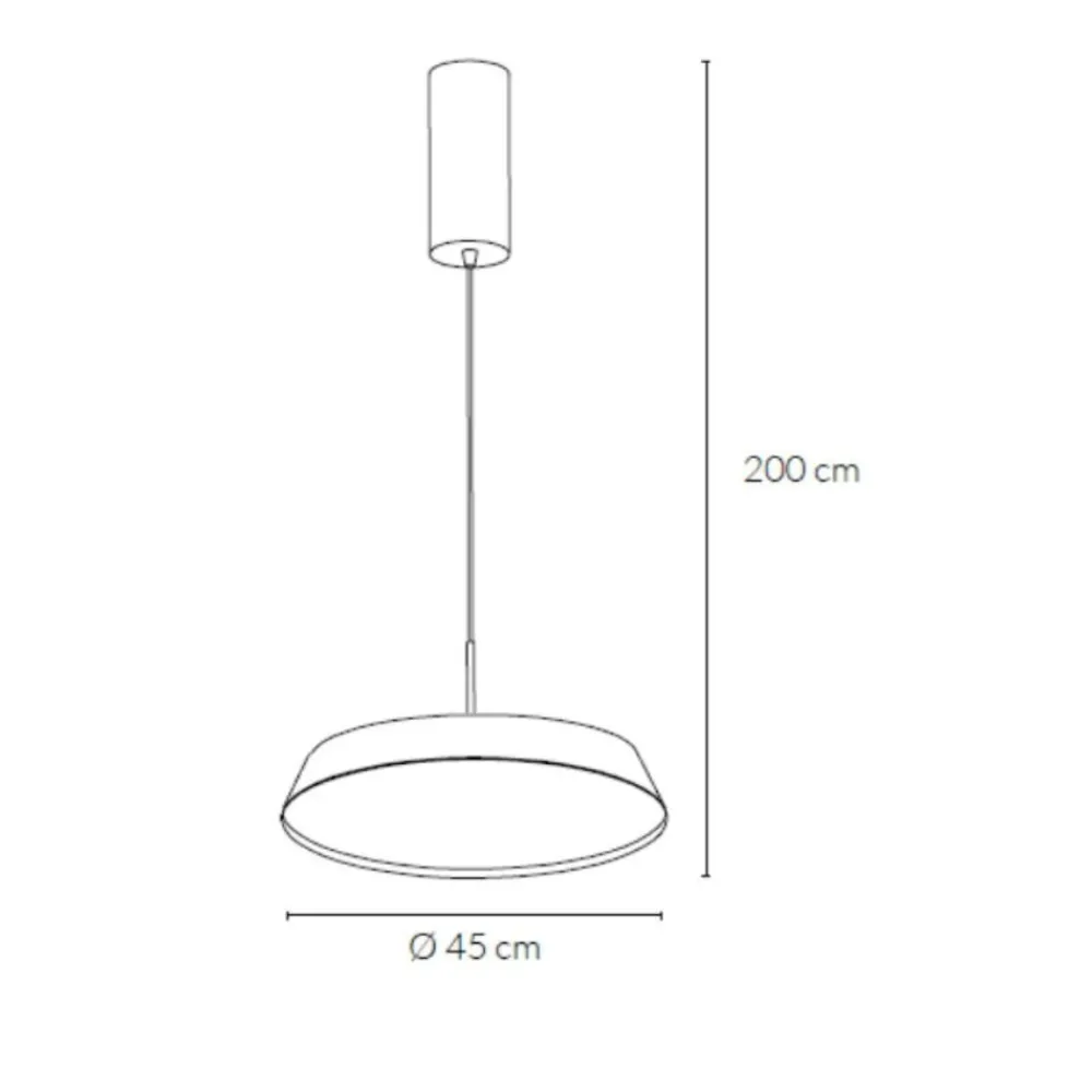 Lampadari Cucina-Vivida International Lampadario da cucina bianco led 3000k 4000k dimmerabile vivida pinco