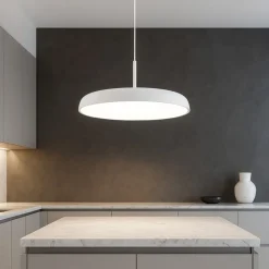 Lampadari Cucina-Selezionato da Mazzolaluce Lampadario da cucina bianco led cct dimmerabile con telecomando