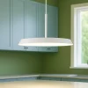 Lampadari Cucina-Selezionato da Mazzolaluce Lampadario da cucina bianco tonda minimal led 3000k