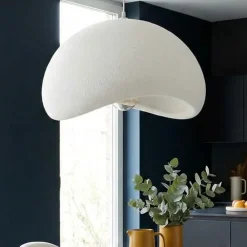Lampadari Cucina-Selezionato da Mazzolaluce Lampadario da cucina 60cm design japandi bianco stile wabi sabi