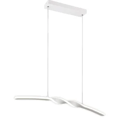 Lampadari Cucina-Selezionato da Mazzolaluce Lampadario da cucina design moderno bianco led 18w 4000k
