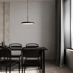 Lampadari Cucina-Selezionato da Mazzolaluce Lampadario da cucina design piatto effetto legno led 3000k