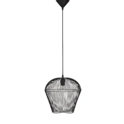 Lampadari Cucina-Selezionato da Mazzolaluce Lampadario da cucina fili tessuto nero