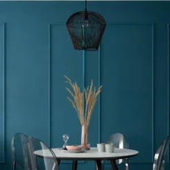 Lampadari Cucina-Selezionato da Mazzolaluce Lampadario da cucina fili tessuto nero