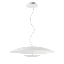 Lampadari Cucina-Linea Light Lampadario da cucina horizon bianco led 34w 3000k