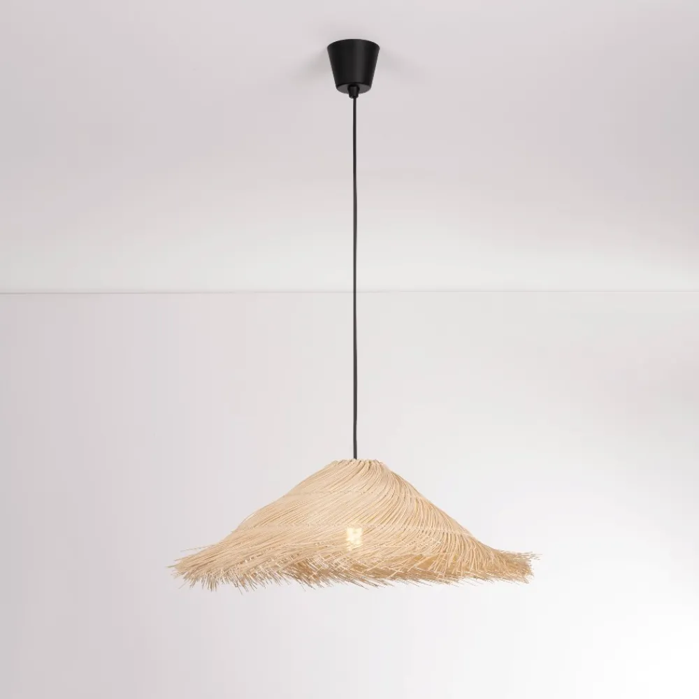 Lampadari Cucina-Selezionato da Mazzolaluce Lampadario da cucina in rattan design rustico