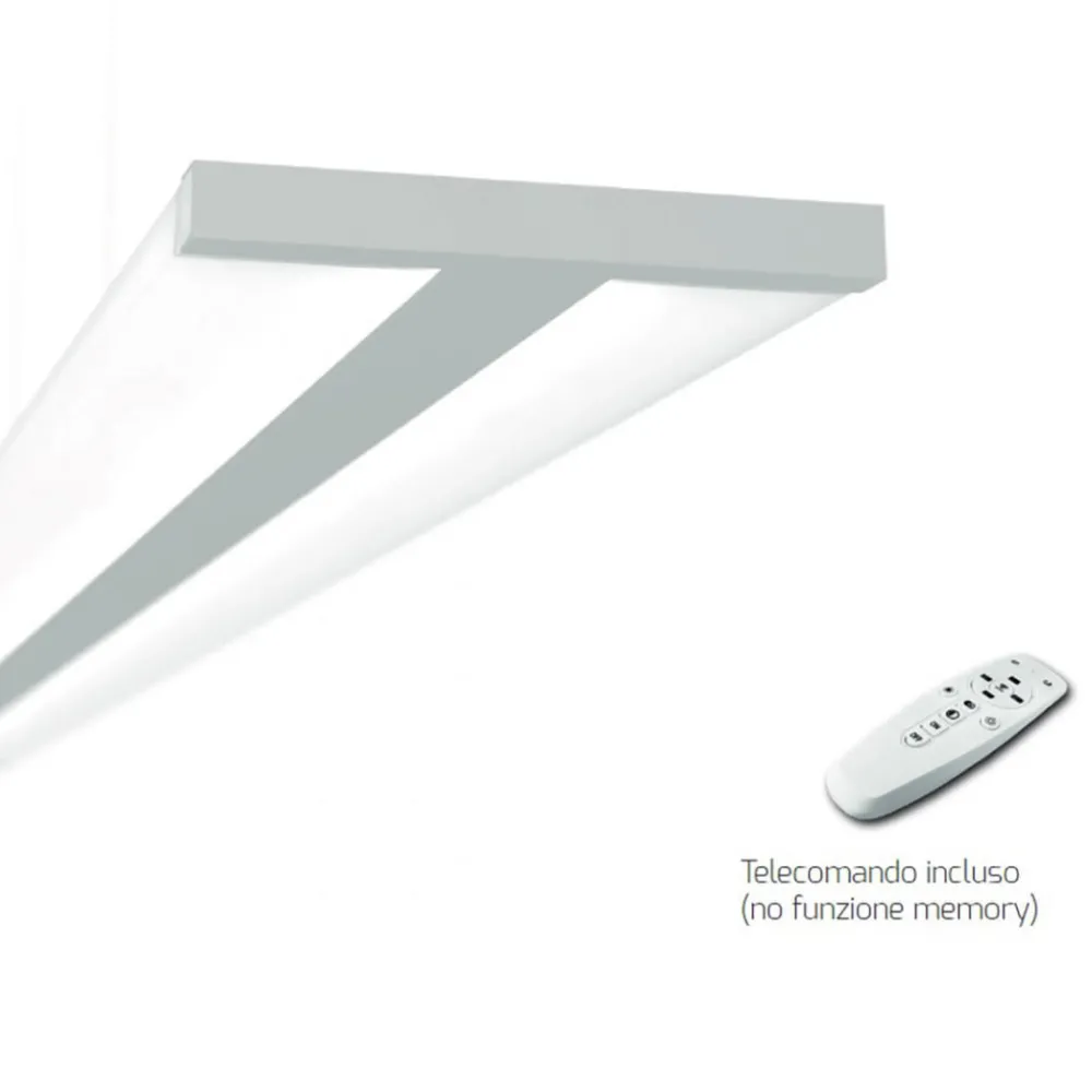 Lampadari Cucina-Top Light Lampadario da cucina 3000k a 6000k double track grigio