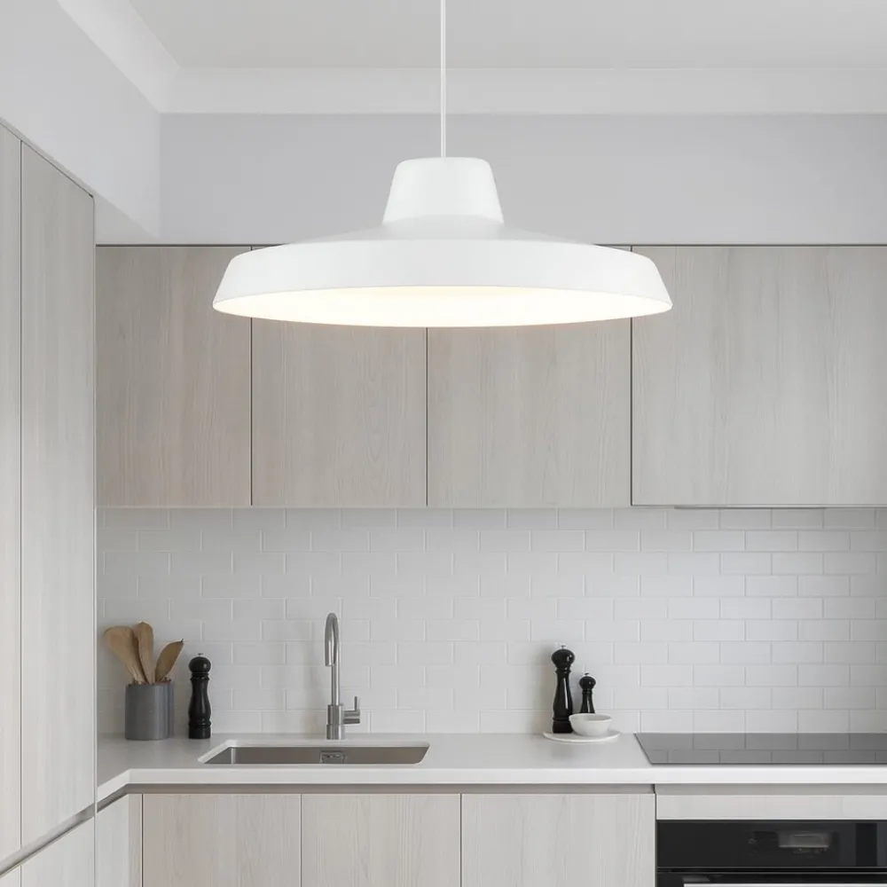 Lampadari Cucina-Linea Light Lampadario da cucina led 3000k miguel bianco