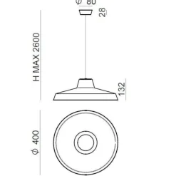 Lampadari Cucina-Linea Light Lampadario da cucina led 3000k miguel bianco