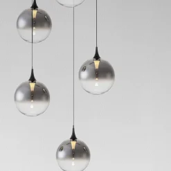 Lampadari Cucina-Selezionato da Mazzolaluce Lampadario da cucina led 3000k minimal con sfere in vetro