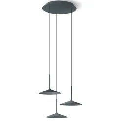 Lampadari Cucina-Linea Light Lampadario da cucina led 19w 3000k poe p3 grigio