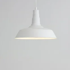 Lampadari Cucina-Selezionato da Mazzolaluce Lampadario da cucina minimale metallo bianco h150 cm max