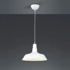 Lampadari Cucina-Selezionato da Mazzolaluce Lampadario da cucina minimale metallo bianco h150 cm max