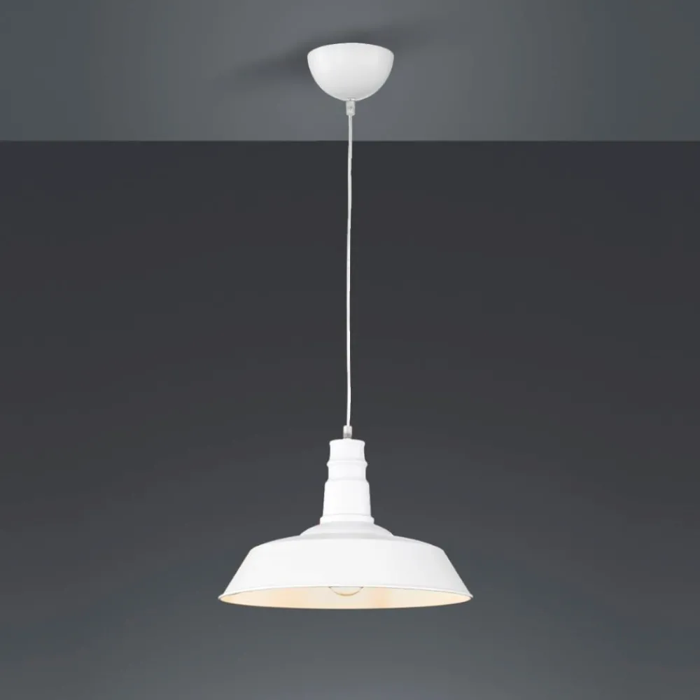 Lampadari Cucina-Selezionato da Mazzolaluce Lampadario da cucina minimale metallo bianco h150 cm max