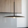 Lampadari Cucina-Selezionato da Mazzolaluce Lampadario da cucina minimal tonda nera led 3000k