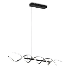 Lampadari Cucina-Selezionato da Mazzolaluce Lampadario da cucina moderna led da 2300k a 4000k colore argento