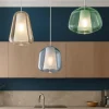 Lampadari Cucina-Top Light Lampadario da cucina moderna vetri multicolor toplight